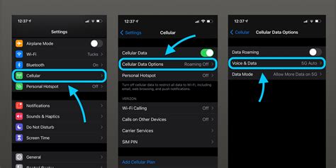 Turn 5G on/off iPhone: optimize for battery or speed .